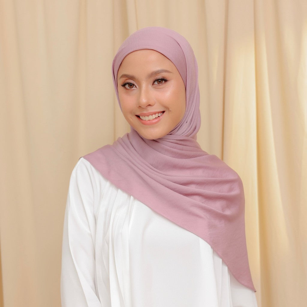 Petal Grace Easy Hijab - CINNABAR