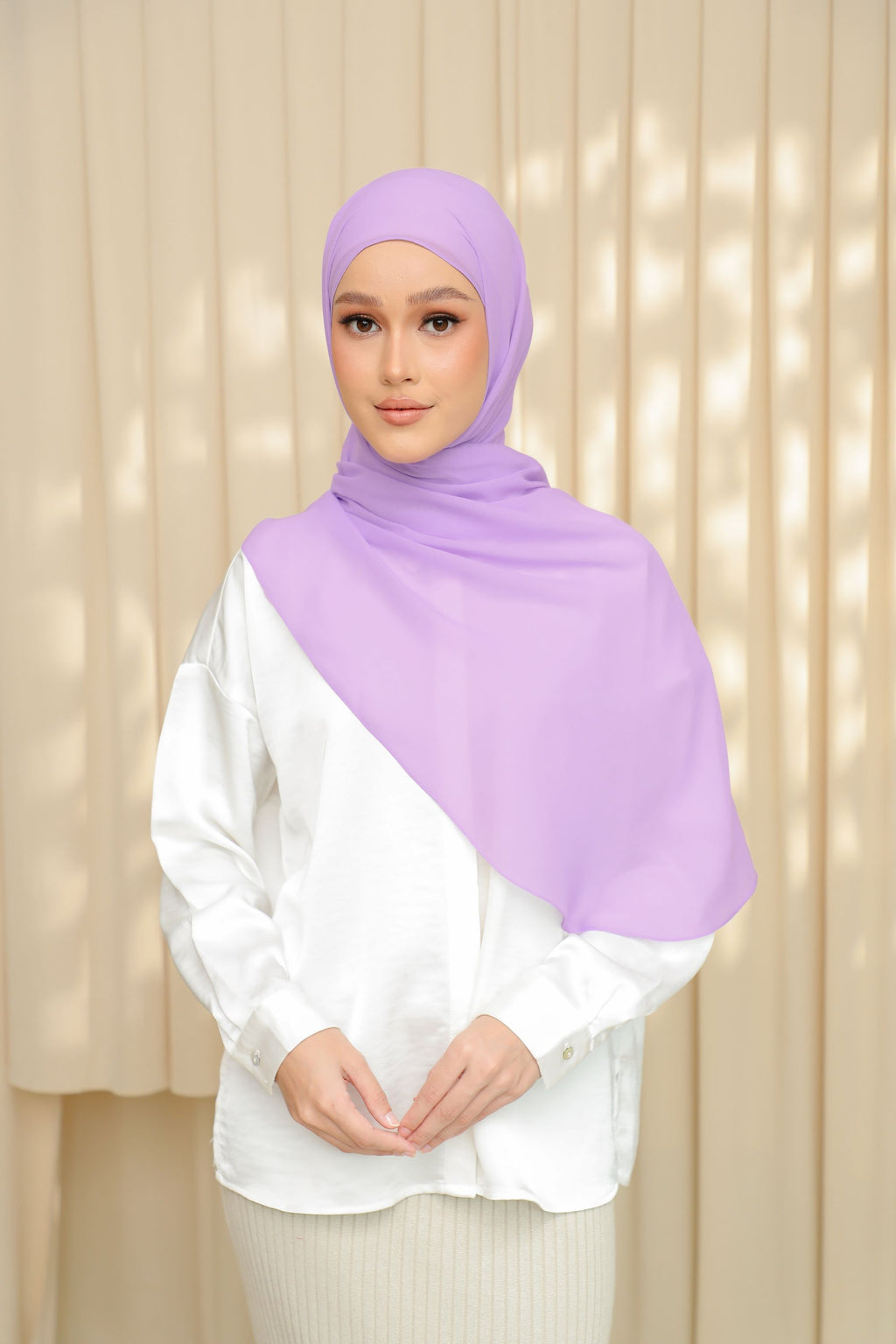 Airylite Cotton Shawl - LAVENDER
