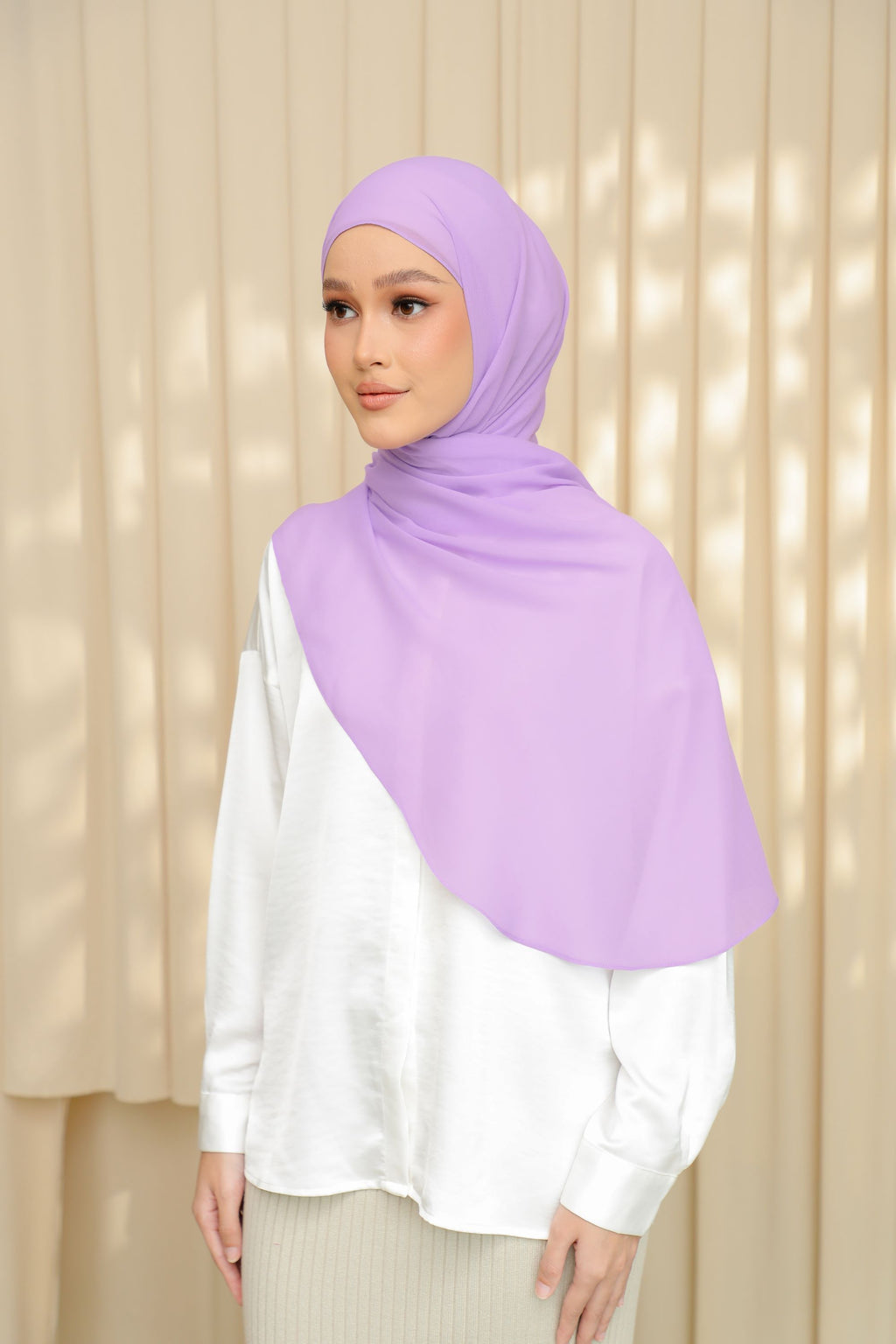Airylite Cotton Shawl - LAVENDER