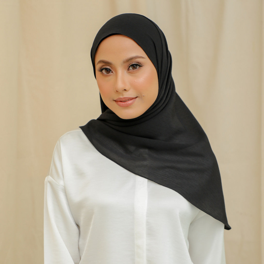Rintik Textured Hijab - MENDUNG