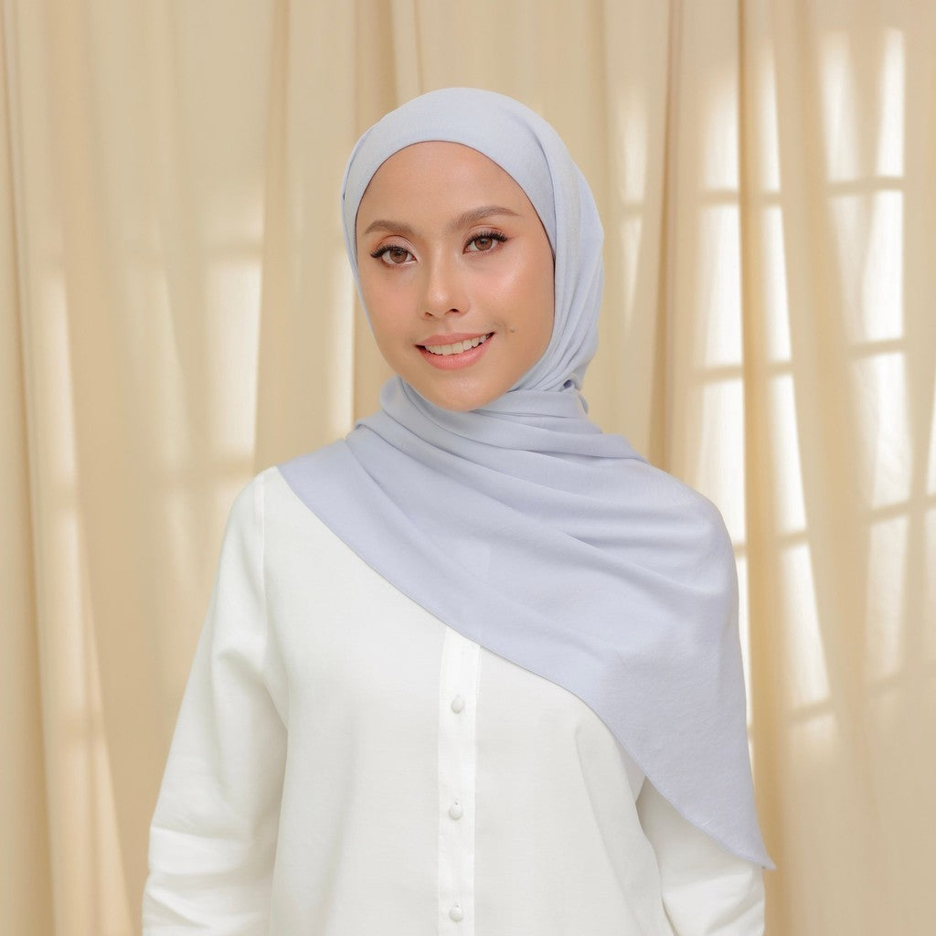 Petal Grace Easy Hijab - MOONSTONE