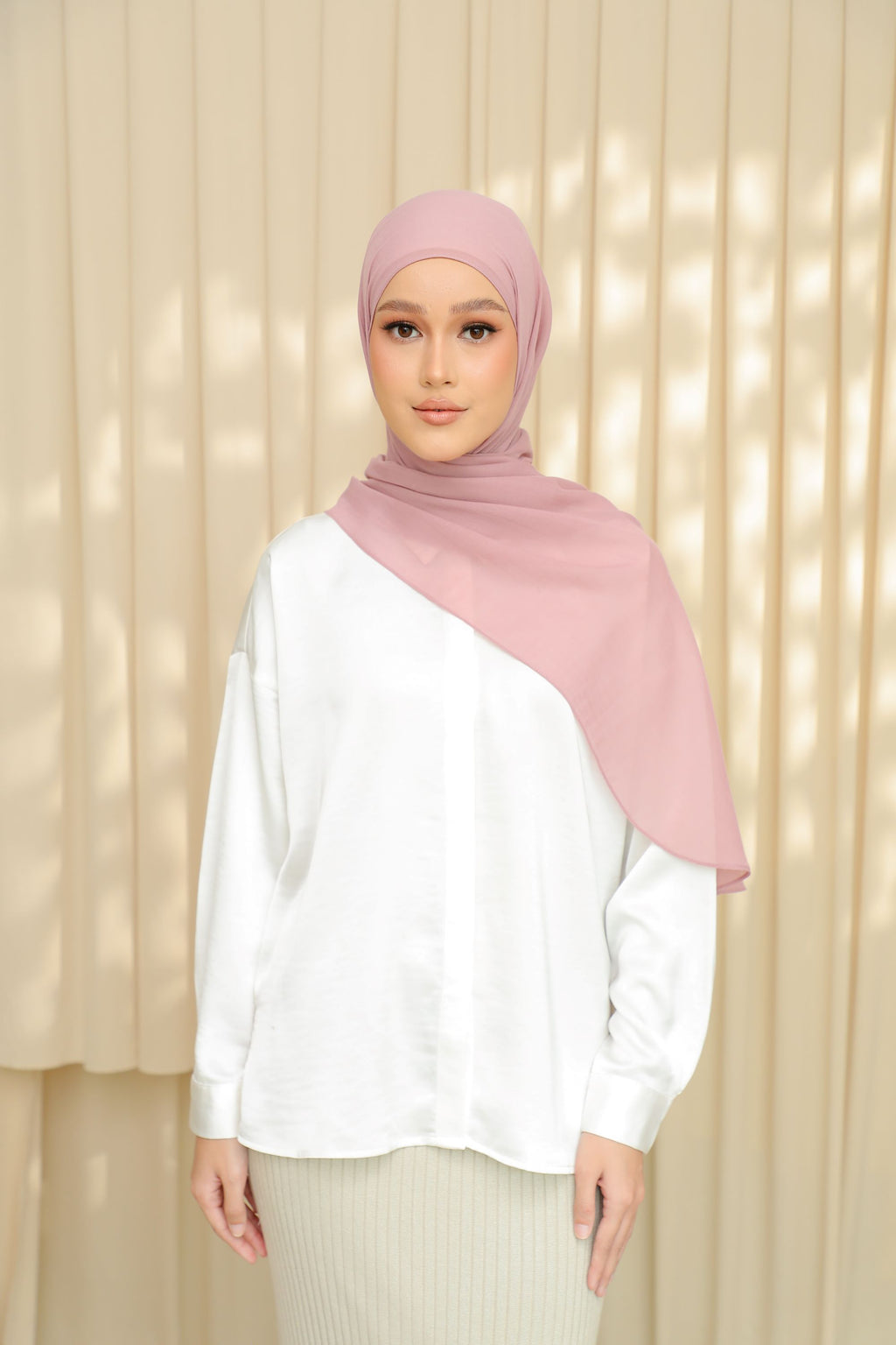 Airylite Cotton Shawl - PETUNIA