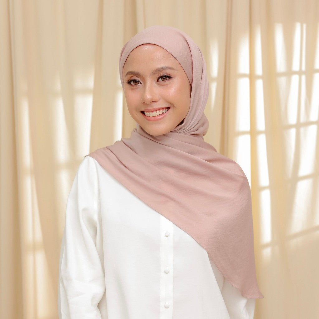 Petal Grace Easy Hijab - SPICED