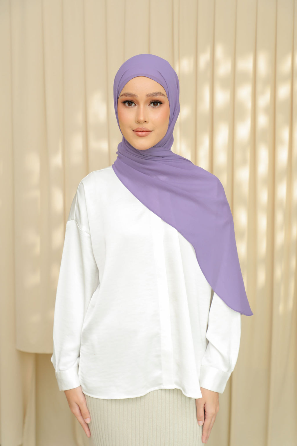 Airylite Cotton Shawl - VIOLA