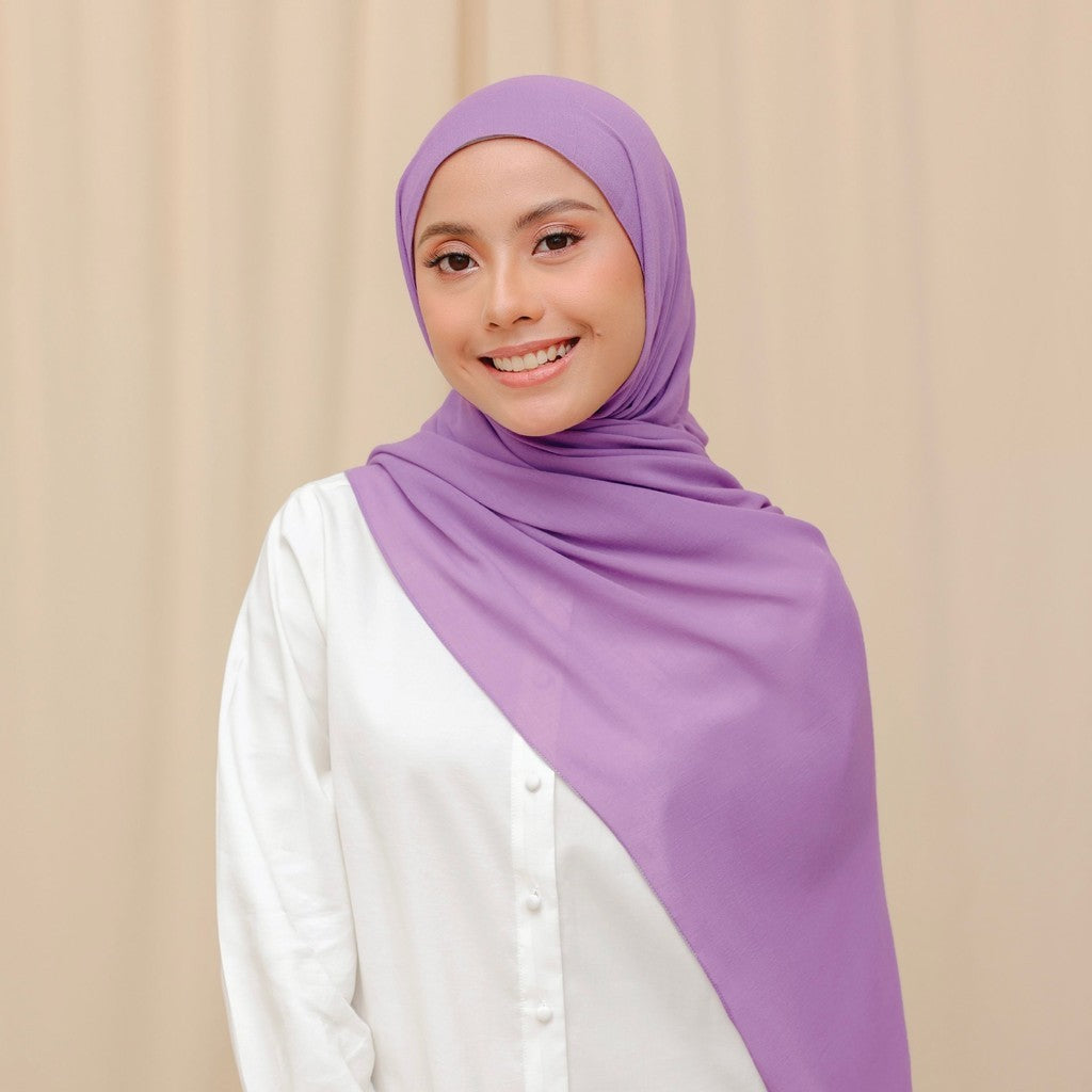 Airylite Cotton Shawl - VIOLET