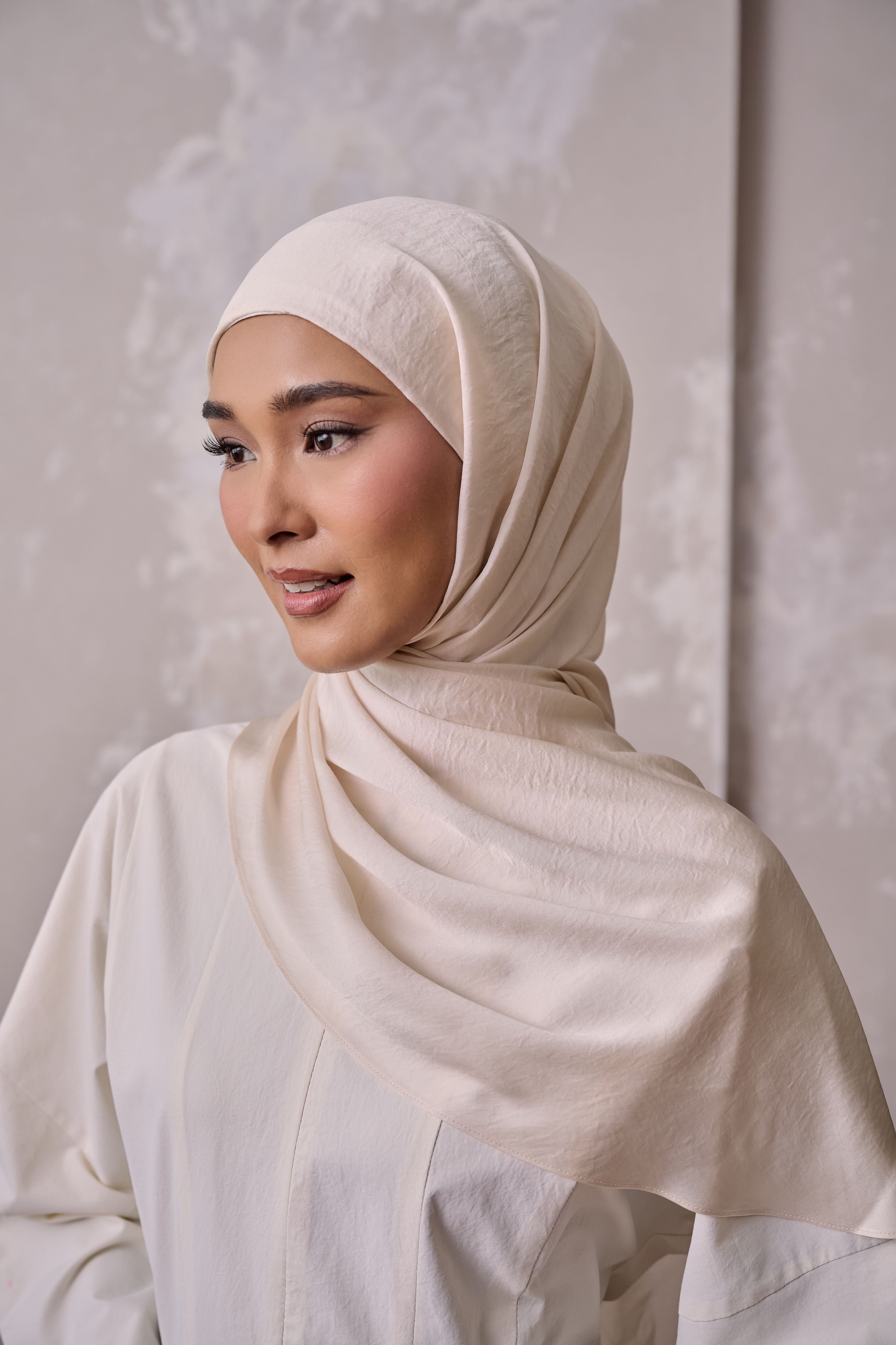 Petal Grace Easy Hijab - AFTERGLOW