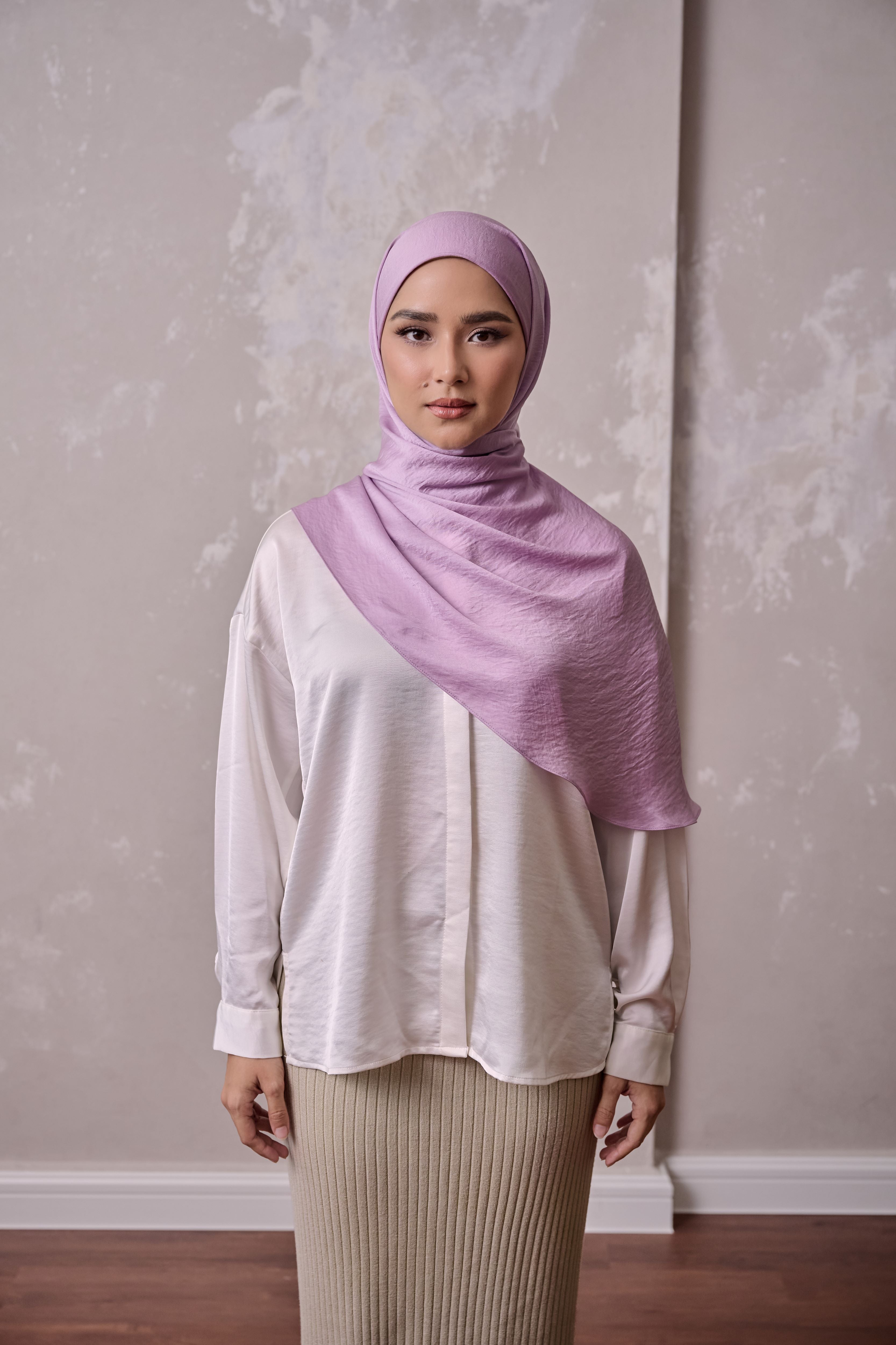 Petal Grace Easy Hijab - BORAHAE
