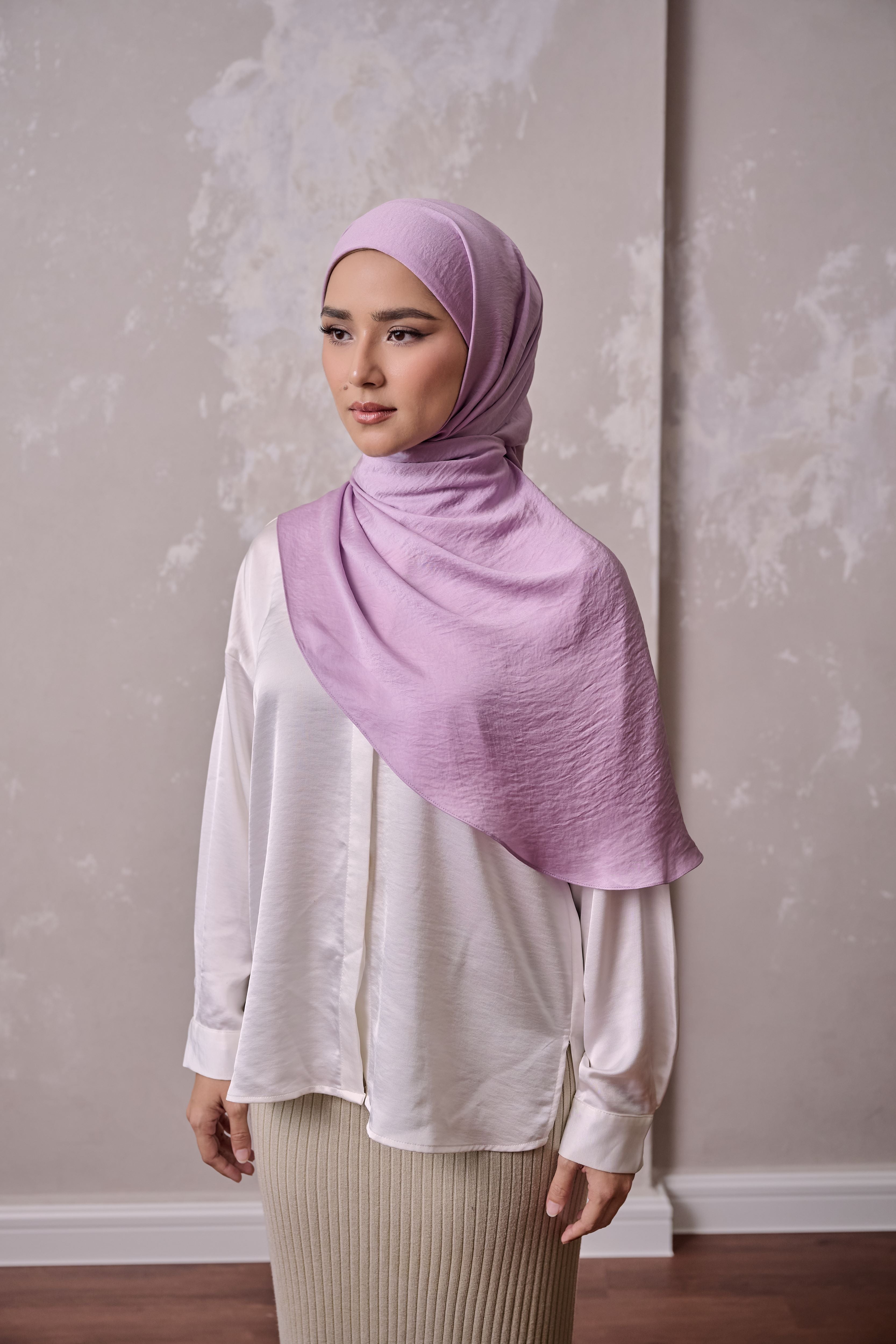 Petal Grace Easy Hijab - BORAHAE