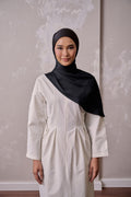 Petal Grace Easy Hijab - EERIE BLACK