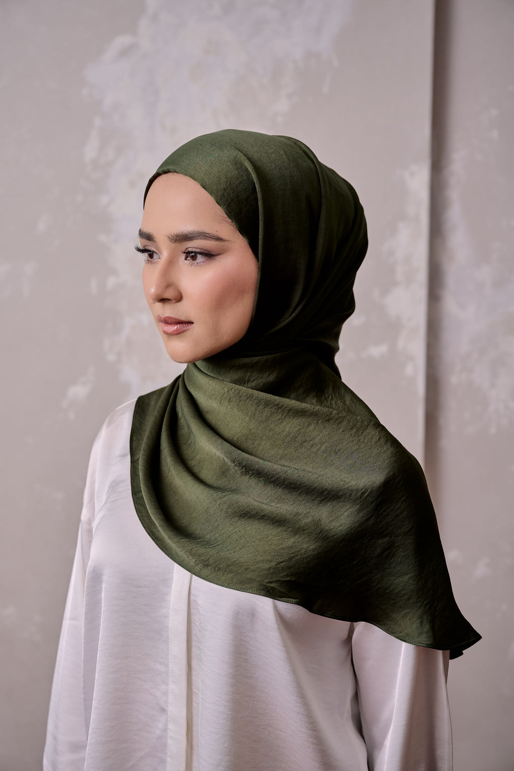 Petal Grace Easy Hijab - KOMBU