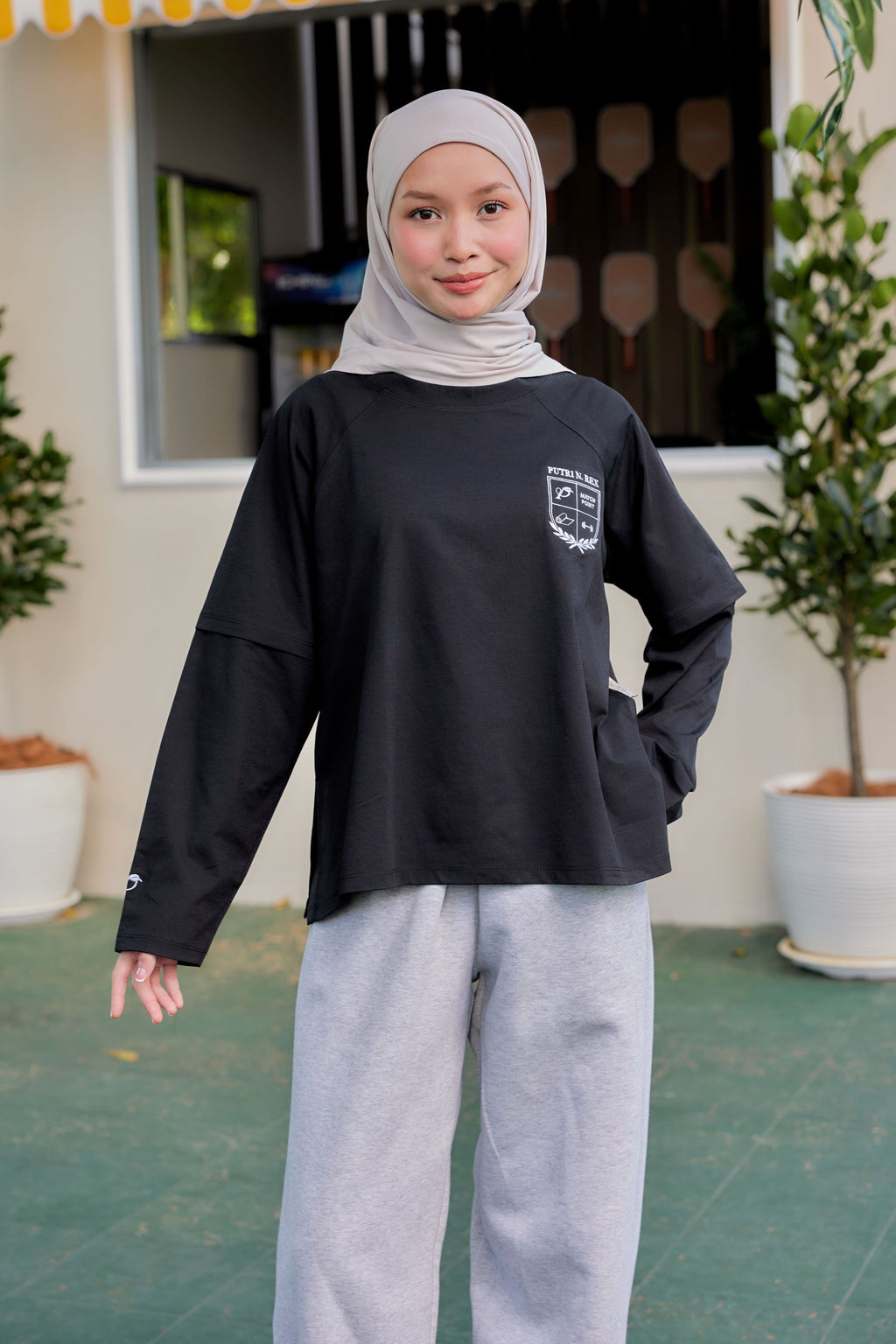 Edisi Olahraga Flexa Tee - Black