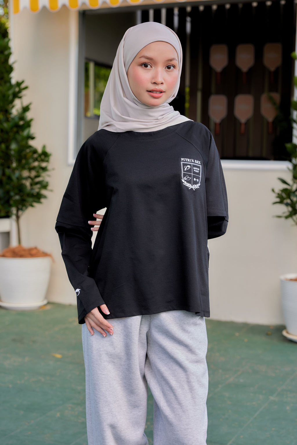 Edisi Olahraga Flexa Tee - Black