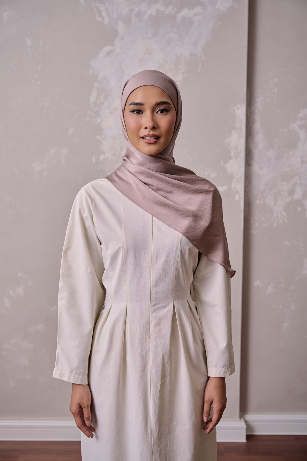 Petal Grace Easy Hijab - PURPLE DOVE