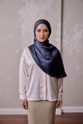 Petal Grace Easy Hijab - SPACE CADET